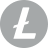 Logotipo de moneda virtual Litecoin (LTC)